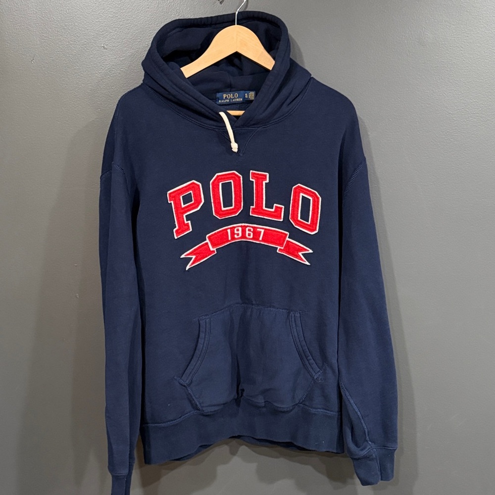 Polo by Ralph Lauren Navy and Red 1967 Hoodie